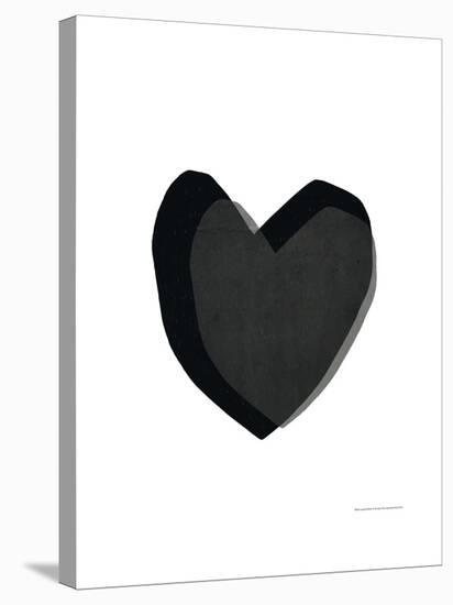 Black Heart-Seventy Tree-Stretched Canvas