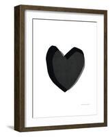 Black Heart-Seventy Tree-Framed Art Print