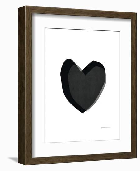 Black Heart-Seventy Tree-Framed Giclee Print