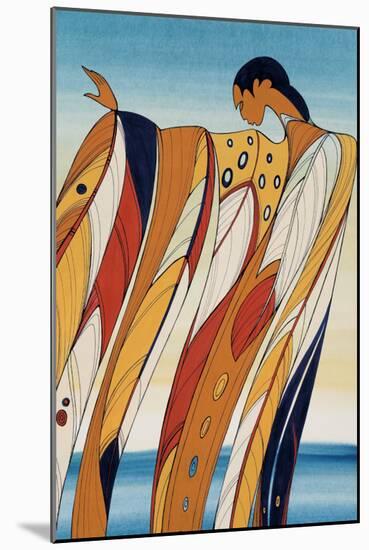 Black Hills Woman-Maxine Noel-Mounted Art Print