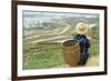 Black Hmong Ethnic Group and Rice Fields, Sapa Area, Vietnam, Indochina, Southeast Asia, Asia-Bruno Morandi-Framed Photographic Print