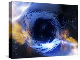 Black Hole, Conceptual Artwork-Victor Habbick-Stretched Canvas