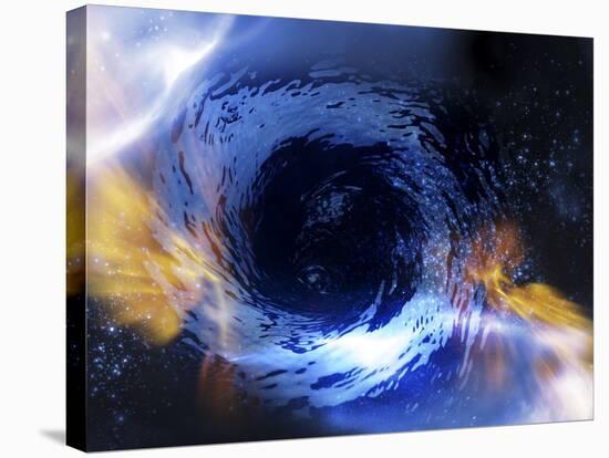 Black Hole, Conceptual Artwork-Victor Habbick-Stretched Canvas