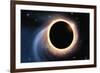 Black Hole - Digital Painting-anatomyofrockthe-Framed Art Print