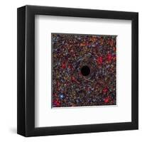 Black Hole in NGC 1600-null-Framed Art Print