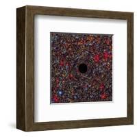 Black Hole in NGC 1600-null-Framed Art Print