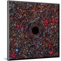 Black Hole in NGC 1600-null-Mounted Art Print