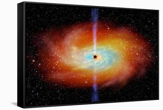 Black Hole-Chris Butler-Framed Stretched Canvas