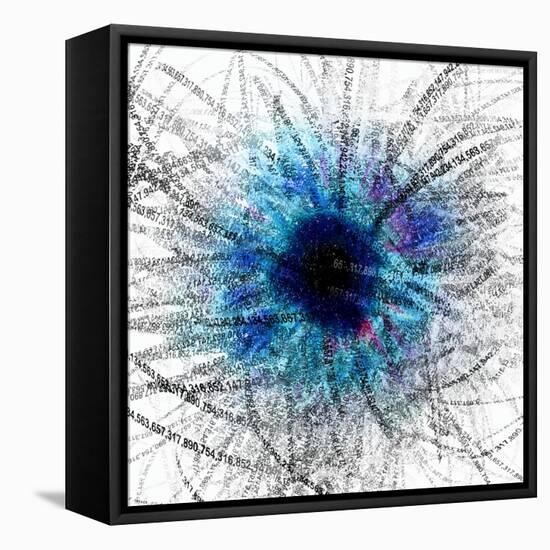 Black Hole-Christian Darkin-Framed Stretched Canvas