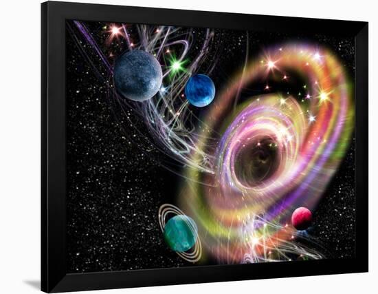 Black Hole-Victor Habbick-Framed Photographic Print