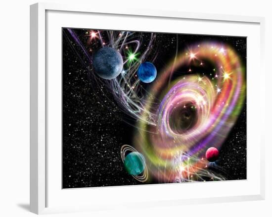 Black Hole-Victor Habbick-Framed Photographic Print