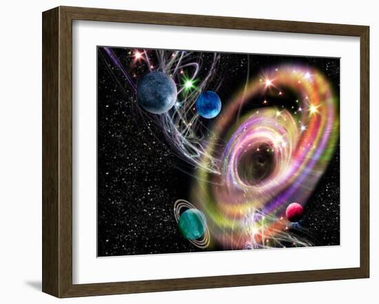 Black Hole-Victor Habbick-Framed Photographic Print