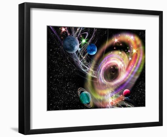 Black Hole-Victor Habbick-Framed Photographic Print