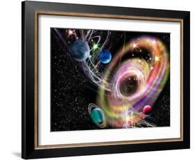 Black Hole-Victor Habbick-Framed Photographic Print