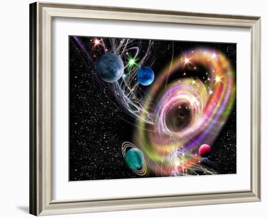 Black Hole-Victor Habbick-Framed Photographic Print