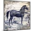 Black Horse I-Irena Orlov-Mounted Art Print