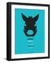 Black Horse Multilingual Poster-NaxArt-Framed Art Print