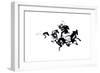 Black Horses-Robert Farkas-Framed Giclee Print