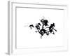 Black Horses-Robert Farkas-Framed Art Print