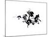 Black Horses-Robert Farkas-Mounted Art Print