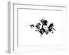 Black Horses-Robert Farkas-Framed Art Print