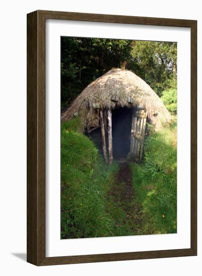 Black House, Colbost Folk Museum, Skye, Highland, Scotland-Peter Thompson-Framed Photographic Print