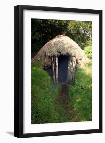 Black House, Colbost Folk Museum, Skye, Highland, Scotland-Peter Thompson-Framed Photographic Print