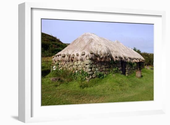 Black House, Colbost Folk Museum, Skye, Highland, Scotland-Peter Thompson-Framed Photographic Print