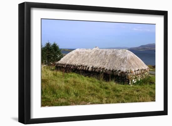 Black House, Colbost Folk Museum, Skye, Highland, Scotland-Peter Thompson-Framed Photographic Print