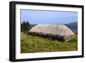 Black House, Colbost Folk Museum, Skye, Highland, Scotland-Peter Thompson-Framed Photographic Print