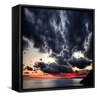 Black Ink Sky II-Philippe Sainte-Laudy-Framed Stretched Canvas