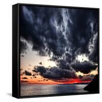 Black Ink Sky II-Philippe Sainte-Laudy-Framed Stretched Canvas