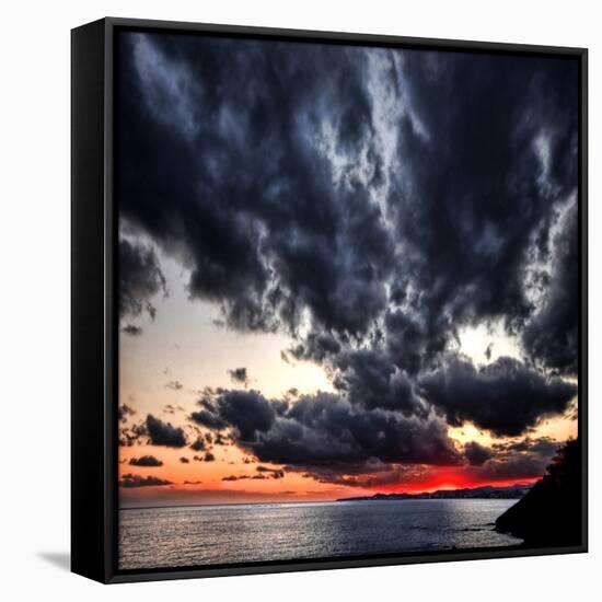 Black Ink Sky II-Philippe Sainte-Laudy-Framed Stretched Canvas