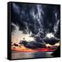 Black Ink Sky II-Philippe Sainte-Laudy-Framed Stretched Canvas