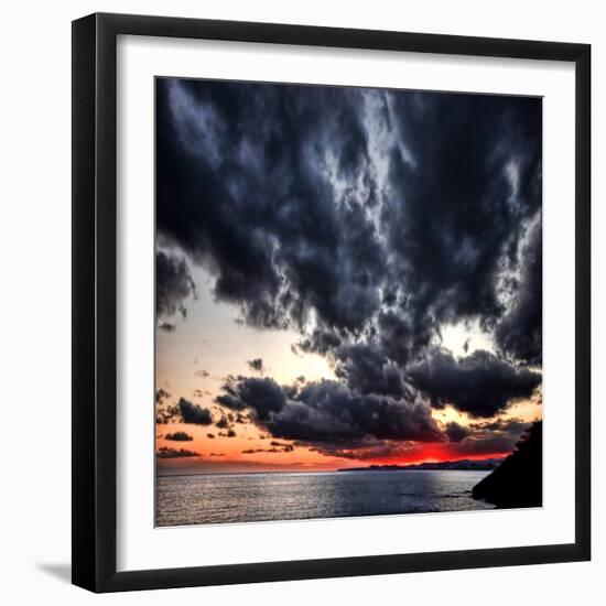 Black Ink Sky II-Philippe Sainte-Laudy-Framed Photographic Print