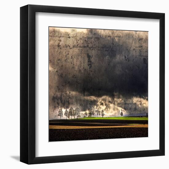 Black Ink Sky-Philippe Sainte-Laudy-Framed Premium Photographic Print