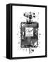 Black Inky Perfume in Black-Amanda Greenwood-Framed Stretched Canvas