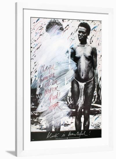 Black is Beautiful-Vostell-Framed Collectable Print