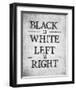 Black is White-Urban Cricket-Framed Art Print