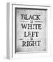 Black is White-Urban Cricket-Framed Art Print