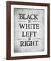 Black is White-Urban Cricket-Framed Art Print