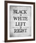 Black is White-Urban Cricket-Framed Art Print