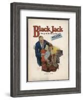 Black Jack Chewing Gum in Licorice Flavour-null-Framed Art Print