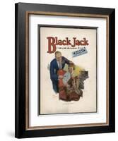 Black Jack Chewing Gum in Licorice Flavour-null-Framed Art Print