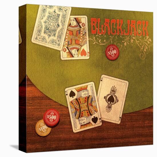 Black Jack-null-Stretched Canvas