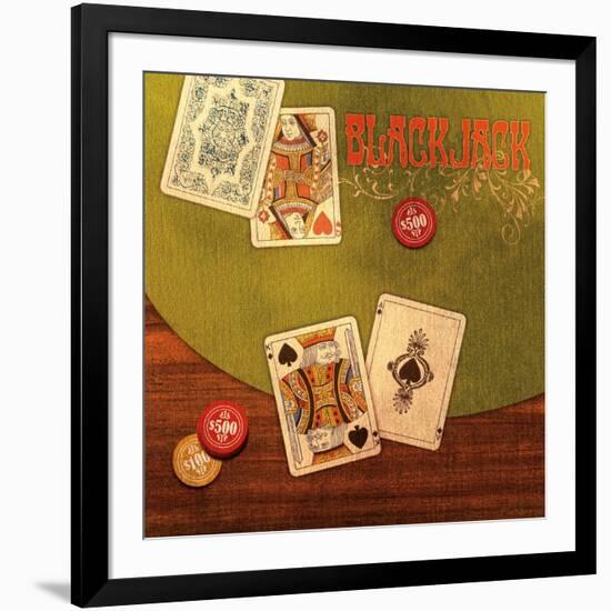 Black Jack-null-Framed Art Print