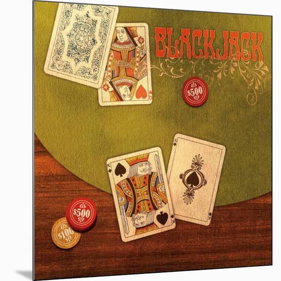 Black Jack-null-Mounted Art Print