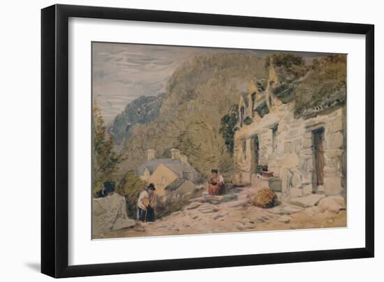 Black Jacks Cottage, Bettws-y-Coed, 1846-David Cox the elder-Framed Giclee Print