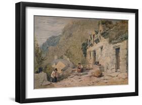 Black Jacks Cottage, Bettws-y-Coed, 1846-David Cox the elder-Framed Giclee Print