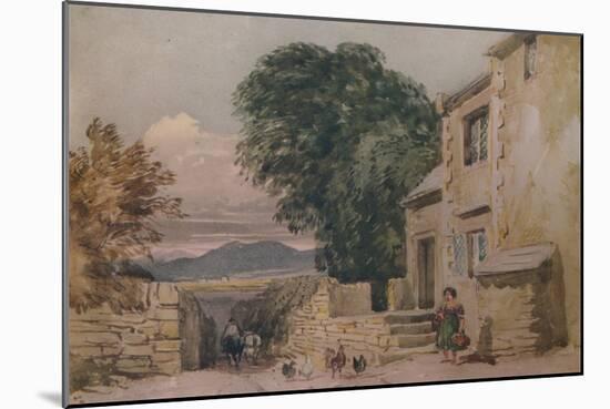 Black Jacks Cottage, Bettws-y-Coed, c1846-David Cox the elder-Mounted Premium Giclee Print